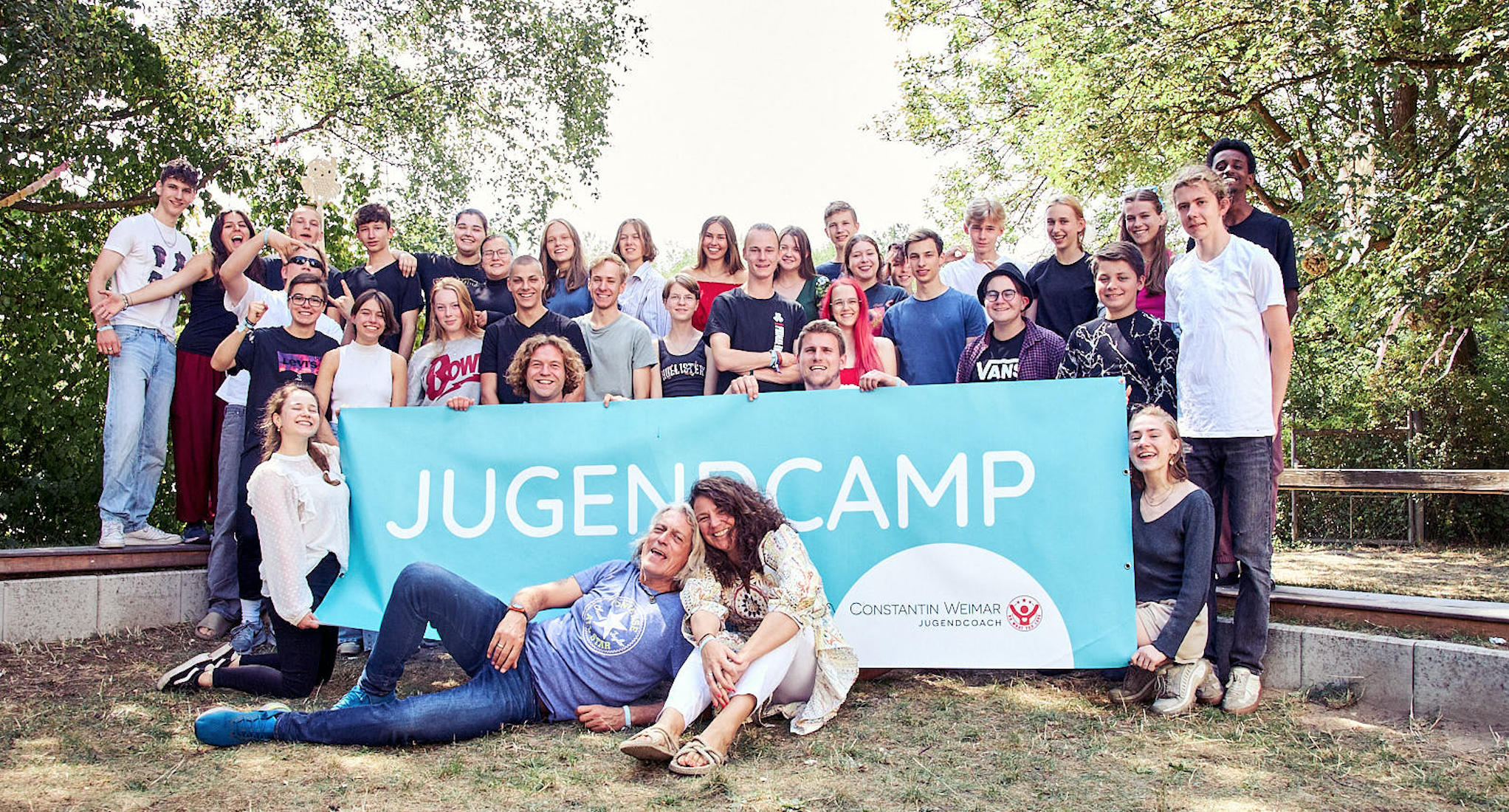 Gruppenfoto Feriencamp für Jugendliche in Niedersachsen