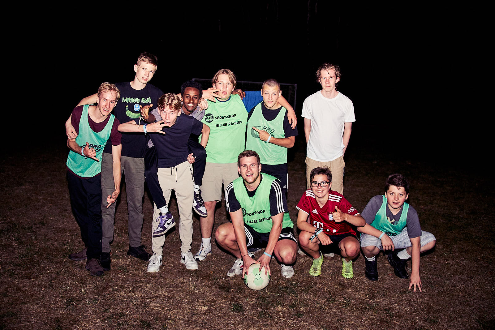 Gruppenfoto Feriencamp für Jugendliche in Niedersachsen