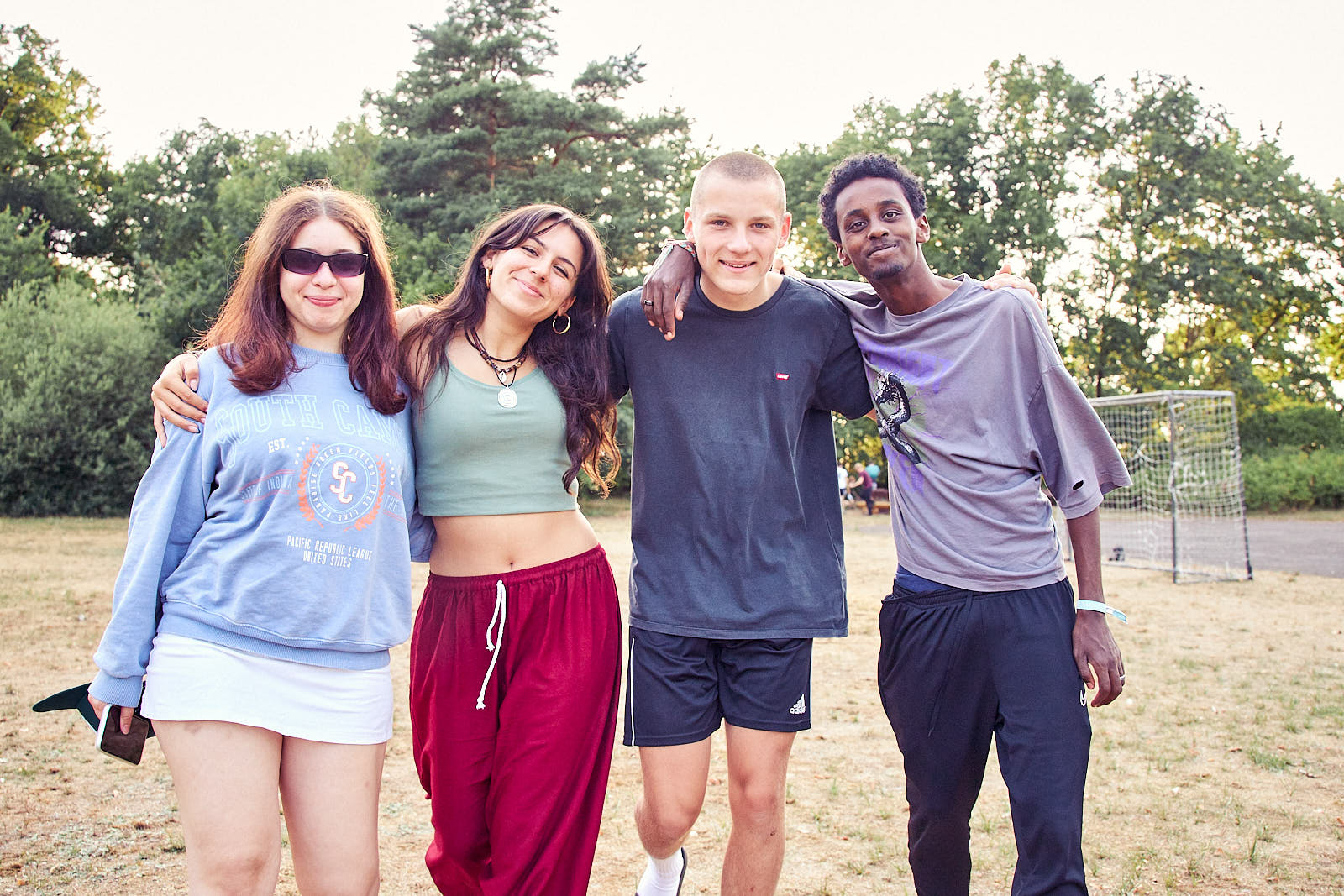 Gruppenfoto Feriencamp für Jugendliche in Niedersachsen